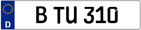 Truck License Plate